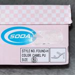 Soda  Found Camel Brown Braided Strap Heel Sandals 8.5 New NIB Photo 11