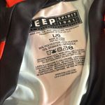 Jeep NWOT  Wrangler 4X4 Red Black Striped Jersey Top  Large Photo 6