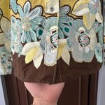 Max Mara Weekend retro floral embroidered button down shirt Photo 3