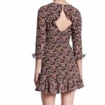 Topshop Floral Long Sleeve Dress With Back Cutout 4 Photo 1