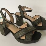 Black/Gold Heels, Size 6 Black Photo 0