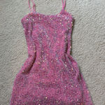 Lucy in the Sky  Pink Sequin Dress Mini Photo 1