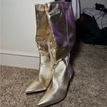 JustFab  Metallic Boots Photo 2