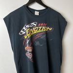 2012 Junction Muscle Shirt Black XL Extra Large Race Car Tank Top Graphic Solid Photo 6