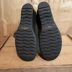 Keen  Akita Brown Leather Slouchy Mid Calf Wedge Heel Boots Sz 7.5 Photo 3