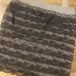 Sharagano  Studio Lace Tiered Knee Length Skirt Size 14‎ Photo 0