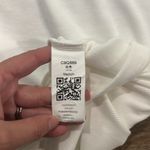 White Long Sleeve Women's Top Photo 2