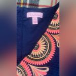 Lilly Pulitzer Size 0 Gabby Shift Cotton Dress True Navy Dress Pink Embroidery Photo 8