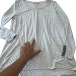 Matilda Jane Narrator Tunic Scoop Neck Long Sleeve Top Shirt Floral Trim Beige Photo 8