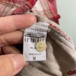 CP Shades  Red Plaid Long Sleeve Cotton Button Up Pocket Flannel Shirt Size M Photo 6