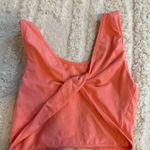 American Eagle CORAL  TIE TOP Photo 1