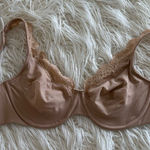 SKIMS  Fits Everybody Lace Unlined Full Coverage Bra Clay Size 32DDD Photo 0