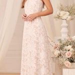 NWT Lulus Hold My Heart Forever White Embroidered Maxi Dress. Size M Photo 6