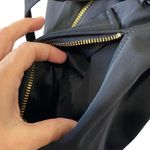 Michael Kors Womens Asymmetric Zip Front Trench Coat Black size SMALL Photo 6