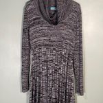 Calvin Klein Cowl Neck Long Sleeve Sweater Dress Grey size XL Photo 1
