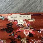 One World Farmers Market By  Floral Blouse Boho 3X Plus Photo 4