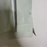 Athleta  Women’s Button-Up Shirt Size Small Light Green Long Sleeve Blouse Photo 4