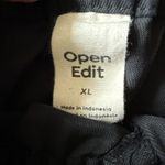 Open Edit  Rayon Blend Wide Leg Drawstring Trouser Pant Flowy Women's XL Black Photo 2