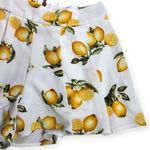 Available by Angela Fashion Lemon Print Pleated High Rise Shorts Photo 1