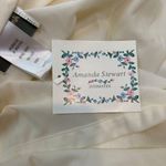 Vintage Amanda Stewart Nightgown Ivory Short Sleeve Lace Trim NWT Photo 7