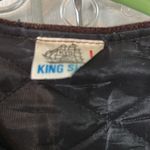 Vintage King Shing Velvet Embroidered Vest Photo 1