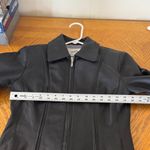 Jacqueline Ferrar  Black Leather Jacket vintage Photo 6