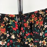 J.Crew  Mercantile Black Versailles Floral Tulip Hem Long Sleeve Short Dress Sz 4 Photo 5
