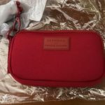 Sephora Dagne Dover Red Neoprene Cosmetic Bag Pouch with Strap Photo 0