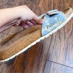 Birkenstock • Papillio Madrid Birko-Flor sandals slides blue argyle plaid Photo 5