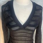 Michael Kors Black V-Neck Knit Sweater Photo 1