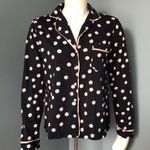 Kate Spade Navy & Pink Polkadot Pajama Top Medium Photo 0