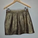 Milly  Women's 214MC02786 Size 2 Gold Modern Mini Skirt NWT Photo 3