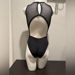 NEW Bandurska Black Contrast Sequin Angelica Polewear Rave Bodysuit One Piece S Photo 5