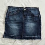 KanCan USA Kancan denim mini skirt frayed hem (26) Photo 0