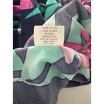 Sea Waves Dress Womens Large Blue Floral Nylon Swim Cover Up Beach Vacation Photo 6