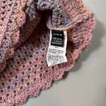 SheIn  Multicolor Crochet Knit Halter Crop Top Scallop Boho Festival L Photo 3