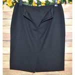The Limited Black Knee Length Lined Skirt Size 10 Career Office Closet Staple Photo 3