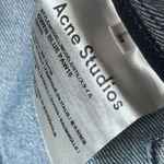 Acne Studios  Gwen Blue Paw Denim Jacket Size: 38 Photo 5