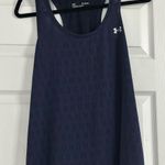 Under Armour  Blue Sleeveless Relaxed Tank Top Photo 0