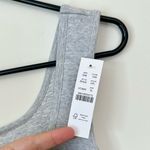 J.Crew NWT Light Gray Women's Perfect-Fit Shelf-Bra Tank Top - Size: XL Photo 2