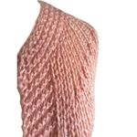 Vintage Donagain Crochet Sweater Vest Womens Size L Pink Rose Boho Romantic Size L Photo 5