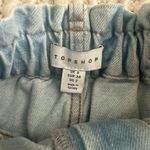 Topshop Paper Bag Waist Denim Skirt Photo 2