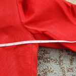 Vintage Red Blazer and Pants Set with Feather Accent Size undefined Photo 3