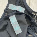 Sunny Co Bikini Swimsuit NWOT fishnet mesh cheeky womens Black small sexy beach Photo 2