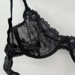Apt. 9  Dark Gray Sheer Lace Bra Underwire Size 36B Bralette Photo 5