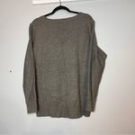 New York & Company Sweater Crewneck Gray Penguins Christmas Holiday Size Medium Photo 3