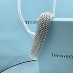 Tiffany & Co. Vintage Somerset Mesh Bangle Bracelet .925 Silver – 7.5” Photo 4