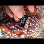 Tolani  Silk Elastic Waist Boho Paisley Blouse M Photo 2