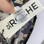 ST. ROCHE Floral Hatfield Top in Belladonna Print Organic Cotton Size 0 $285 Black Photo 12