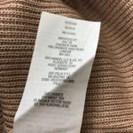 Isaac Mizrahi  Live! Womens Sweater Short Sleeve Ruffle Ribbed Knit Brown M Photo 4